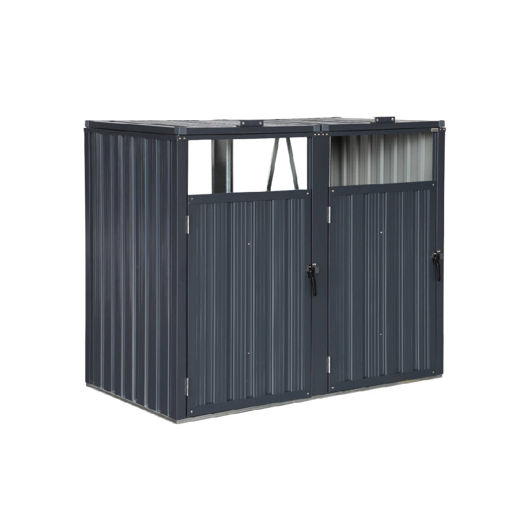 金属製収納庫 - 屋外での器具整理用 - スチール - 150 x 75 x 100